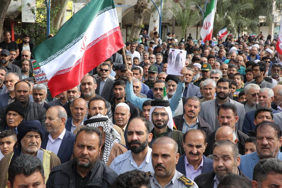 روایت تصویری حضور یکپارچه مردم بندرامام خمینی(ره) در چهل‌و‌هفتمین جشن انقلاب