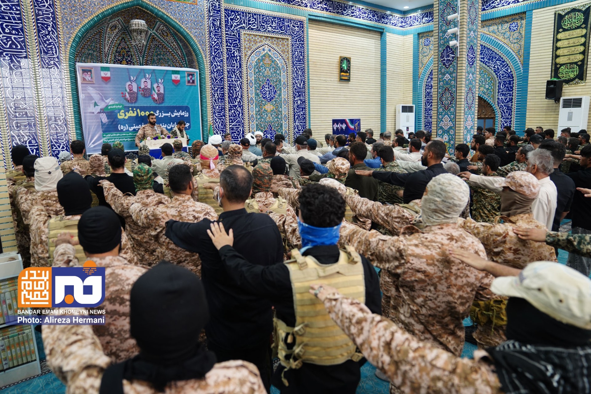 رزمایش «جان‌فدائیان» در بندرامام خمینی(ره)؛ قاب‌هایی از آمادگی مردمی