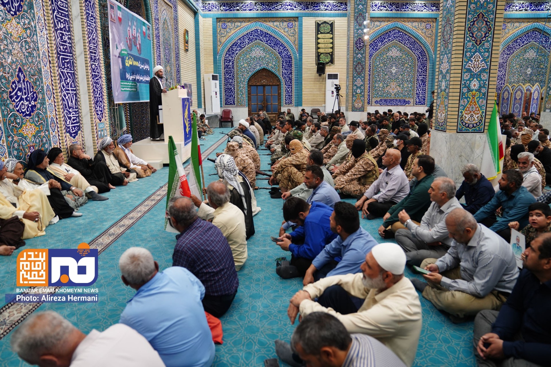 رزمایش «جان‌فدائیان» در بندرامام خمینی(ره)؛ قاب‌هایی از آمادگی مردمی
